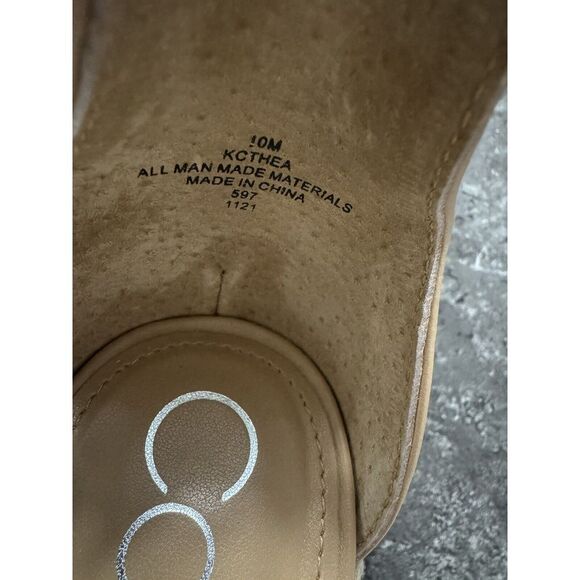 Calvin Klein Womens Thea Platform Wedge Heel Espadrille Sandal Ankle Strap Beige - Picture 9 of 14